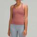 Lululemon Athletica Tops | Lululemon Cool Racerback Tank Top Shorter Length Spiced Chai | Color: Pink/Tan | Size: 2