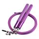 XENITE Jump Rope Fitness Skipping Rope Steel Speed Skipping Rope Cordless Ball Bearing Exercise Boxing Fitness Equipment Home Stretchers (Color : Purple)