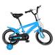 Queeucaer 14 Inch Bicycle Kids Mountain Bike Children's Bicycle Girls Boys Balance MTB Bike Slip and Wear Resistant Wheels,With Support Wheels Bike,3-6 Years Old,Blue bike