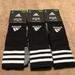 Adidas Underwear & Socks | Adidas Nwt Soccer Copa Zone Socks 3 Pack Black/White Large | Color: Black/White | Size: L