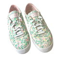 Converse Shoes | Converse All Star Low Top Canvas Padded Back Cap Women's 10 Shoes Lace Up Floral | Color: Green/Yellow | Size: 10