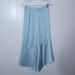 Free People Skirts | Free People Lola Sea Foam Blue Asymmetric Ruffled Skirt Size 0 | Color: Blue | Size: 0