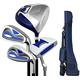 Complete Golf Clubs Package Set 4 Pieces For Men & Women Right Hand, Golf Men's And Women Complete Set, Golf Club Package Sets With Small Bag,Carbon Shaft