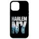 Hülle für iPhone 12 Pro Max Harlem Tee shirts, Harlem New York City Skyline Short Sleeve