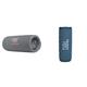 JBL Flip 6 Bluetooth Box in Grau – Wasserdichter, tragbarer Lautsprecher & Flip 6 Bluetooth Box in Blau – Wasserdichter, tragbarer Lautsprecher