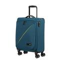 American Tourister Take2Cabin Spinner S, Hand Luggage, 55 cm, 38.5 L, Blue (Harbor Blue), Harbor Blue, Spinner S (55 cm - 38.5 L), Carry-on Luggage