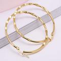 Free People Jewelry | Gold Hammered Hoop Earrings | Color: Gold | Size: Os