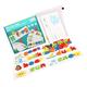 BESTonZON 4 Sets Alphabet Puzzle Word Alphabet Learning Toy English Spelling Game Kids Educational Toy Alphabet Flash Cards Toy Pocket Chart Spelling Games Learning Blocks Wood Letter Child