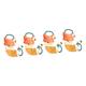 UPKOCH 4pcs Fox Organ Childrens Toys Accordion Musical Instruments Newborn Music Toy Calming Toys Educational Toys Baby Attention Toy Preschool Musical Toy Instrument Plaything Puzzle