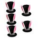 UPKOCH 5pcs Rabbit Ears Top Hat Easter Top Hat Boys Costumes Kids Rabbit Year Hat Boys Suit Easter Head Wear Rabbit Costume Cap Halloween Costume Costumes for Boys Decorate Fairy Flannel