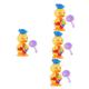 UPKOCH 4 Sets Duck Bath Toy Baby Tubs for Infants Bathtub for Baby Bubble Machine Bath Toy Bath Toys for Toddlers Babies Toys Toddler Bath Tub Baby Sprinkler Waterwheel Puzzle Child Abs