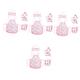 BESTonZON 4 Sets Kids Chef Set Toy Kids Cooking Kits Chef Dress up Clothes Kids Baking Kits Kids Cooking Tools Child Kitchen Supplies Apron Accessories Pink Fabric Toddler