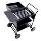 FAVOMOTO 5pcs Dollhouse Grill Kitchen Miniature Barbecue Maker Small Charcoal Grill Toy Mini Bbq Grilling Rack Mini Furniture Miniature Barbecue Stove Grill Model Metal Outdoor Small Grill