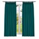 ChadMade Solid Living Room Curtains Peacook 66" Width x 72" Depth (167 x 182 cm)，100% Polyester Pencil Pleat Window Curtain For Bedroom Room Divider Kids Room