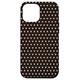 Hülle für iPhone 14 Plus Schwarz und Weiß Niedliche Herz Polka Dots für Frauen und Mädchen