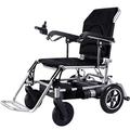 Wheelchair Electric Wheelchair Folding Lightweight Portable Powerchair,Medical Aluminum Alloy Lightweight Travel Wheelchair,Drive with Electric Power Or Use As Manual Wheelchair for Disabled Elderly,