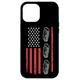 Hülle für iPhone 15 Pro Max Vintage Mundharmonika USA Amerikanische Flagge Mundharmonika Spieler Patriot