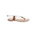 Nine West Sandals: Tan Solid Shoes - Women's Size 10 - Open Toe