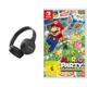 JBL Tune 660 BTNC On-Ear Active Noise Cancelling Kopfhörer Pure Bass Sound – Via Bluetooth- oder Kabel-Verbindung – Schwarz & Nintendo Switch Mario Party Superstars