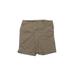 Los Angeles Apparel Athletic Shorts: Tan Solid Activewear - Women's Size Large