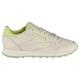 Reebok Women's Classic Leather Sneaker, Chalk/Chalk/Citrus Glow, 5.5 UK