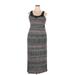 Jessica Simpson Casual Dress - Sheath: Gray Tweed Dresses - Women's Size X-Large