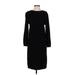 Ann Taylor Casual Dress - Sweater Dress: Black Dresses - New - Women's Size Small