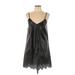 Sugar Lips Casual Dress - Slip dress: Black Dresses - Women's Size Medium