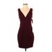 Speechless Casual Dress - Sheath: Burgundy Dresses - New - Women's Size Small