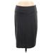 Lularoe Casual Pencil Skirt Knee Length: Black Stripes Bottoms - Women's Size Large