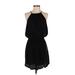 Soft Joie Casual Dress - Popover: Black Solid Dresses - Women's Size Small