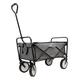 UKB4C Trolley on Wheels for Festivals, Gardening, Camping, Fishing - Fully Collapsible Trolley with Wheels Festival Wagon to carry up to 80kg of Camping Equipment