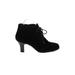 Aerosoles Ankle Boots: Black Print Shoes - Women's Size 9 - Round Toe