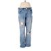 Almost Famous Jeans - High Rise: Blue Bottoms - Women's Size 7 - Medium Wash