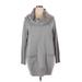 Soho JEANS NEW YORK & COMPANY Casual Dress - Sweater Dress: Gray Dresses - Women's Size X-Large