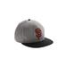 New Era Baseball Cap: Gray Solid Accessories - Women's Size 7