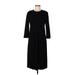 Talbots Casual Dress - Midi: Black Dresses - Women's Size 10