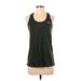 Under Armour Active Tank Top: Green Activewear - Women's Size Small