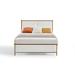 Full Metal Bed Frame w/ Sponge Soft Bag Headboard Footboard,White