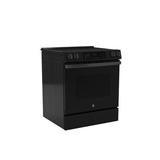 GE Appliances GE 30" Slide-In Electric Convection Range, Stainless Steel in Black | 37.13 H x 30 W x 28.63 D in | Wayfair GRS600AVDS