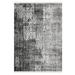 Black/Gray 91 x 63 x 1 in Area Rug - Rugpera Vasag Grey & Anthracite Color Abstract Design Carpet Machine Woven Polyester & Cotton Yarn Area Rugk Cotton | Wayfair