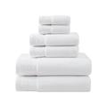 Vera Wang Tonal Floral Cotton White 6 Piece Towel Set 100% Cotton | 30 W in | Wayfair USHSAC1280503