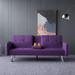 Latitude Run® Futon Sleeper Sofa Bed, Polyester in Indigo | Wayfair CBA8A1D4C1C044A9BF4F0212DE1F771A