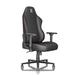 Inbox Zero Adjustable Reclining Ergonomic Faux Leather Swiveling PC & Racing Game Chair in Faux Leather in Black | 52 H x 22.4 W x 18.5 D in | Wayfair