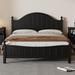 Red Barrel Studio® Milagro Platform Bed Wood in Black | 43.6 H x 56.1 W x 79.9 D in | Wayfair D75526282EA8408CA45A432318E7043C