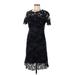 Elie Tahari Cocktail Dress: Black Dresses - Women's Size 6