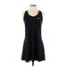 Nike Casual Dress - Mini Scoop Neck Sleeveless: Black Solid Dresses - Women's Size Medium