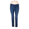 Soho JEANS NEW YORK & COMPANY Jeans - Low Rise: Blue Bottoms - Women's Size 18