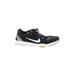 Nike Sneakers: Activewear Platform Casual Black Shoes - Women's Size 9 1/2 - Almond Toe