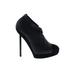 Yves Saint Laurent Heels: Slip-on Stiletto Cocktail Party Black Solid Shoes - Women's Size 36 - Round Toe